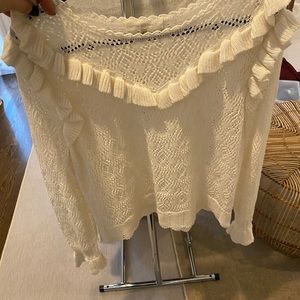 LoveShackFancy cream sweater